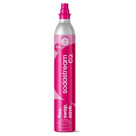 CO2 gáz 60-80 L Connect csere patron 425 g Rózsaszín